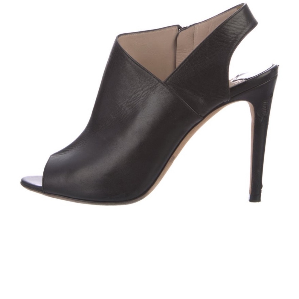 Miu miu sling back sandals, leather, authenticated by TheRealReal